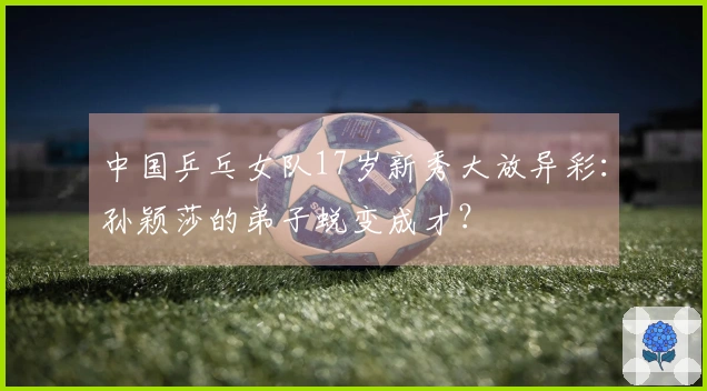 中国乒乓女队17岁新秀大放异彩：孙颖莎的弟子蜕变成才？